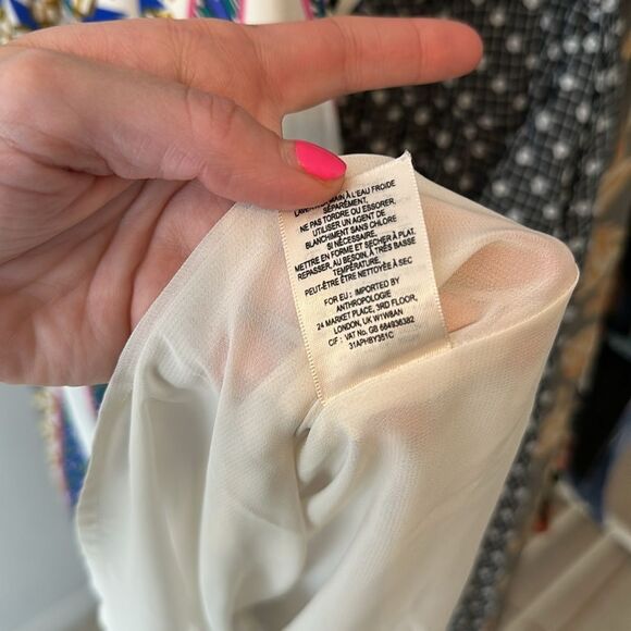 Anthropologie Maeve Pakpao Geometric Print Belted Boho Maxi Dress - Picture 12 of 13